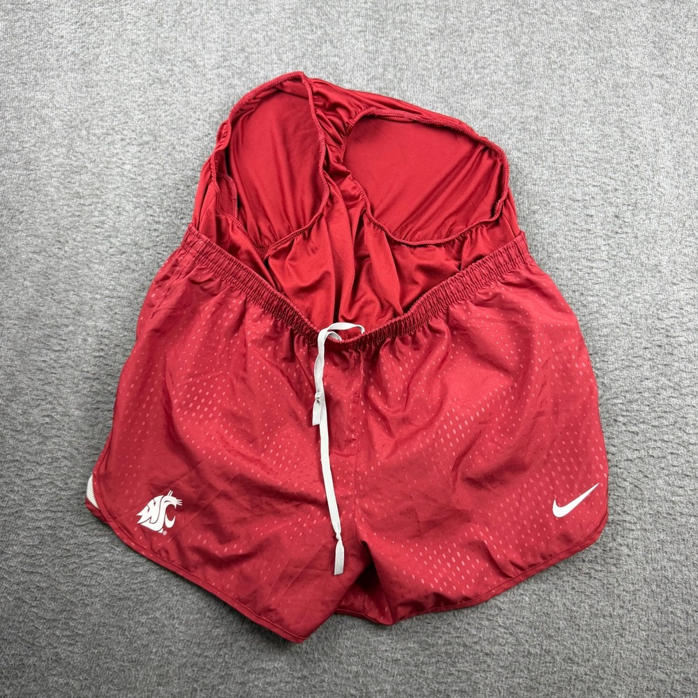 Nike WSU Cougars Dri-FIT Running Shorts Womens XL Red Crimson 31254X-WC1 - Picture 9 of 13